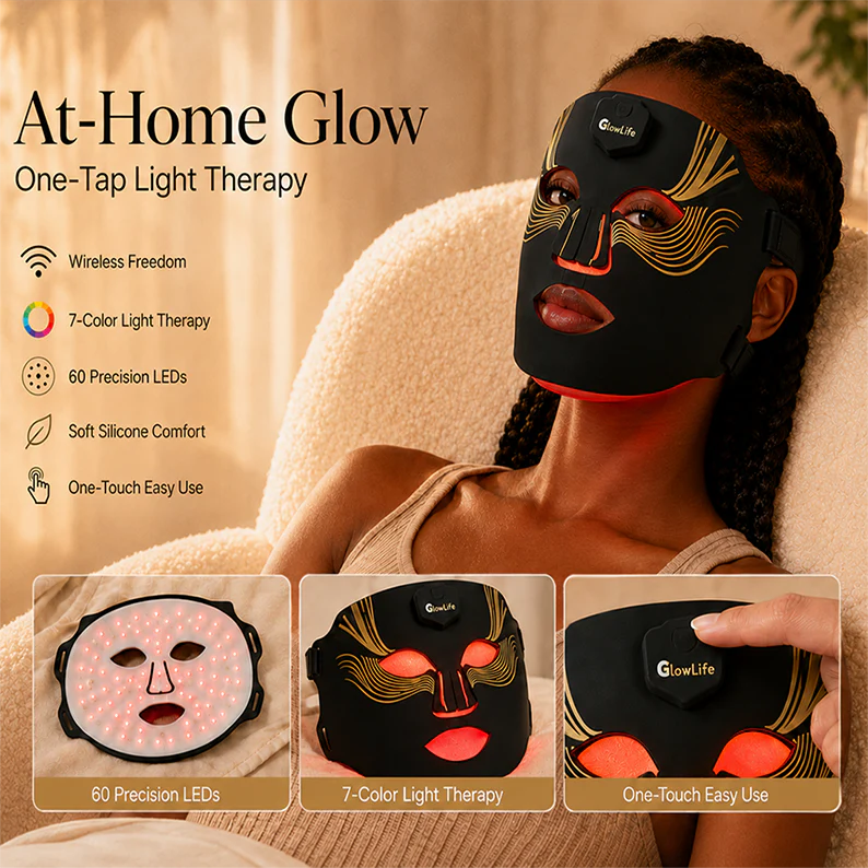 LED Light Therapy Mask Diamond Edition | 7-Color Red Light Care