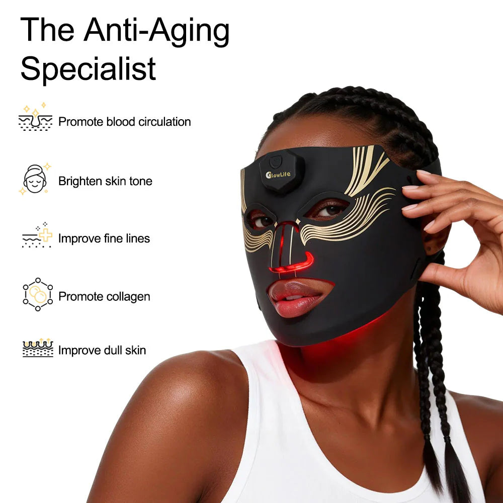 LED Light Therapy Mask Diamond Edition | 7-Color Red Light Care