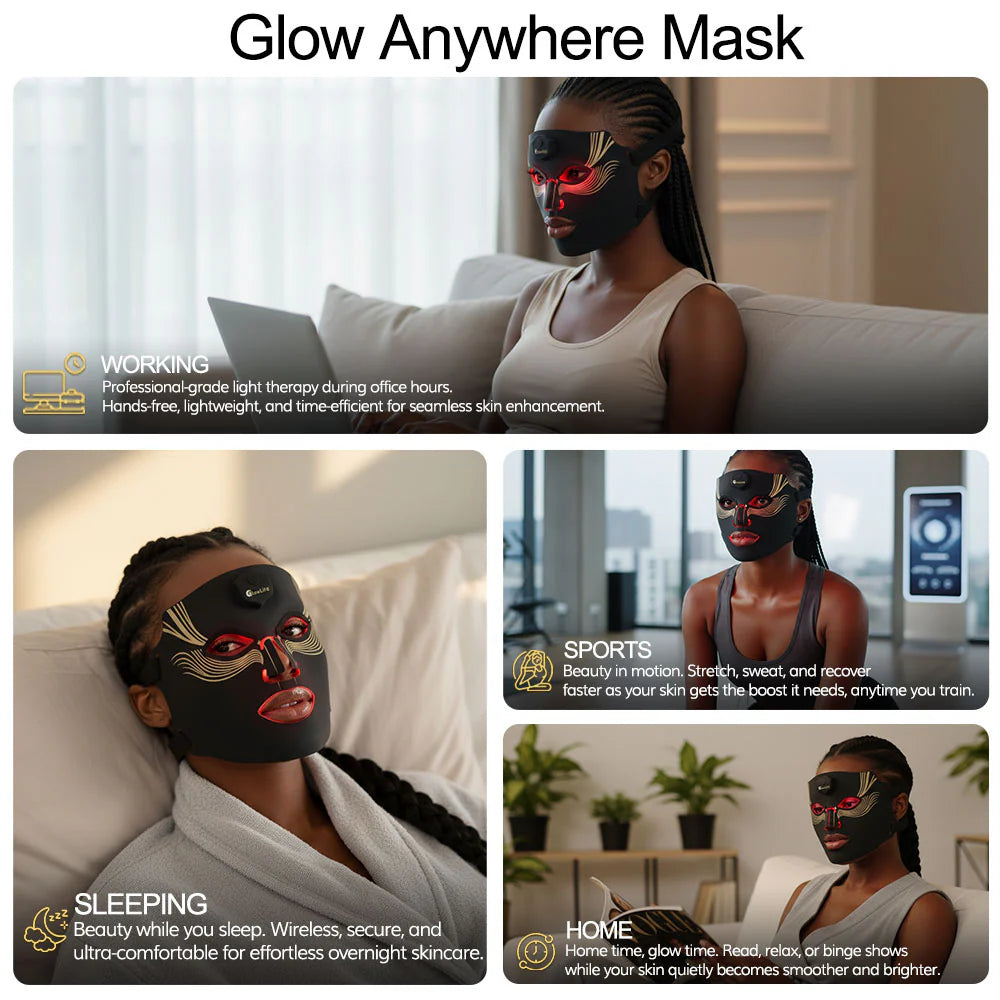 LED Light Therapy Mask Diamond Edition | 7-Color Red Light Care
