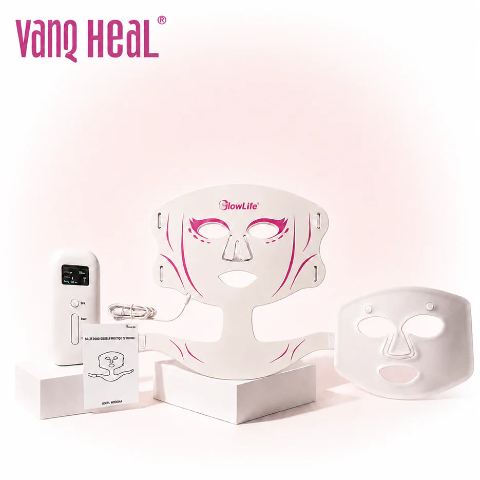 LED Light Therapy Mask Face & Neck | 5-Color Red Light Care