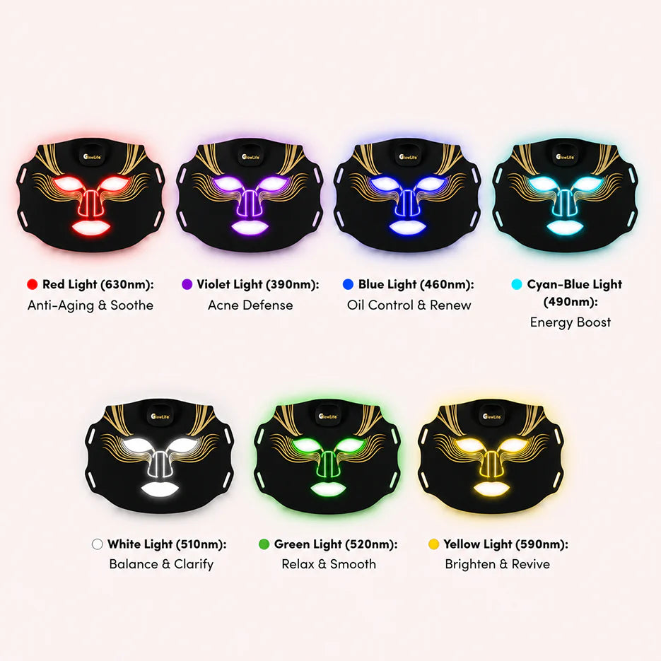 LED Light Therapy Mask Diamond Edition | 7-Color Red Light Care