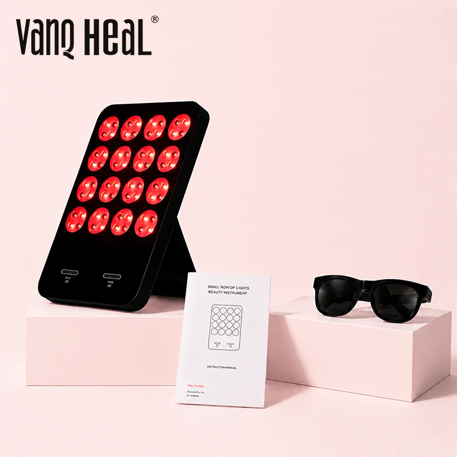 LED 3 Color Light Therapy Panel - Portable Red Light for Skin Care